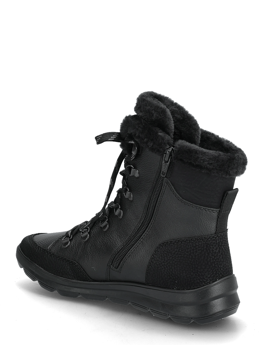 Rieker - Z0000 - nauhalliset nilkkurit - black - 2