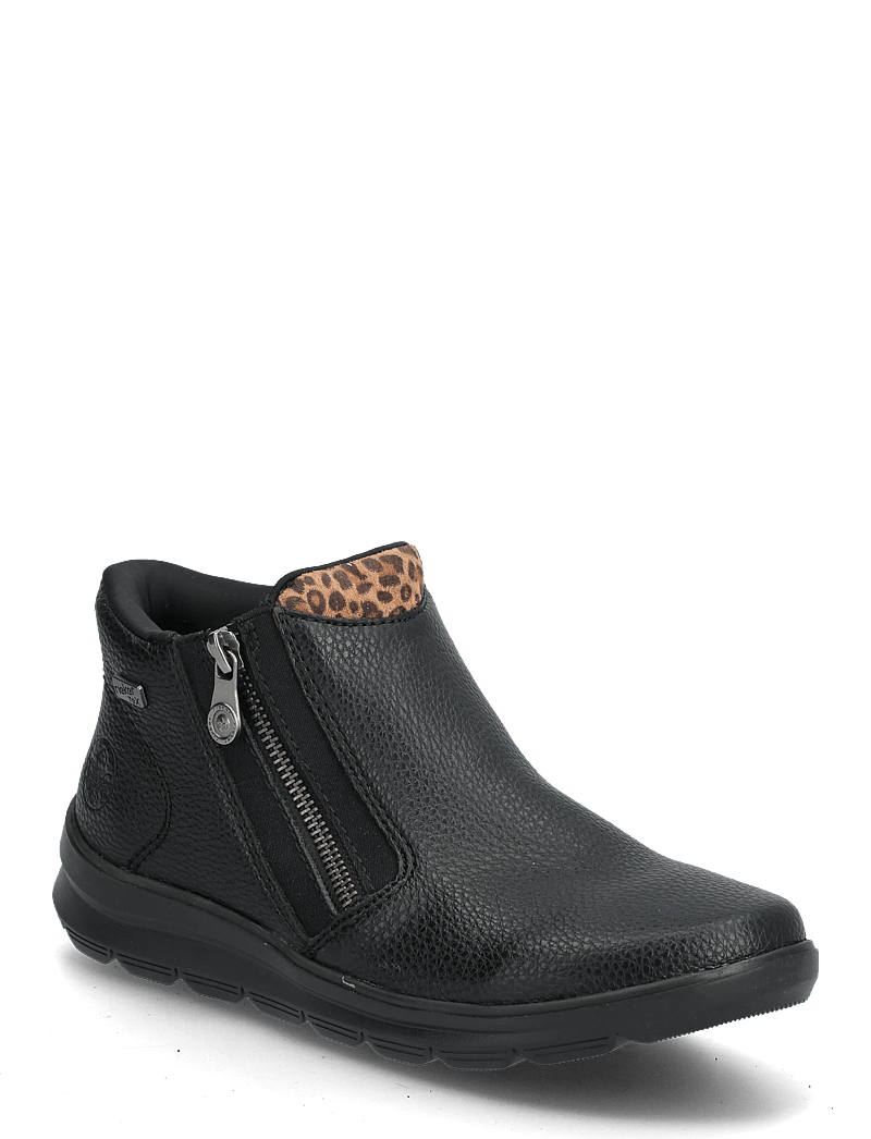 Rieker - Z0059 - flade ankelstøvler - black - 0