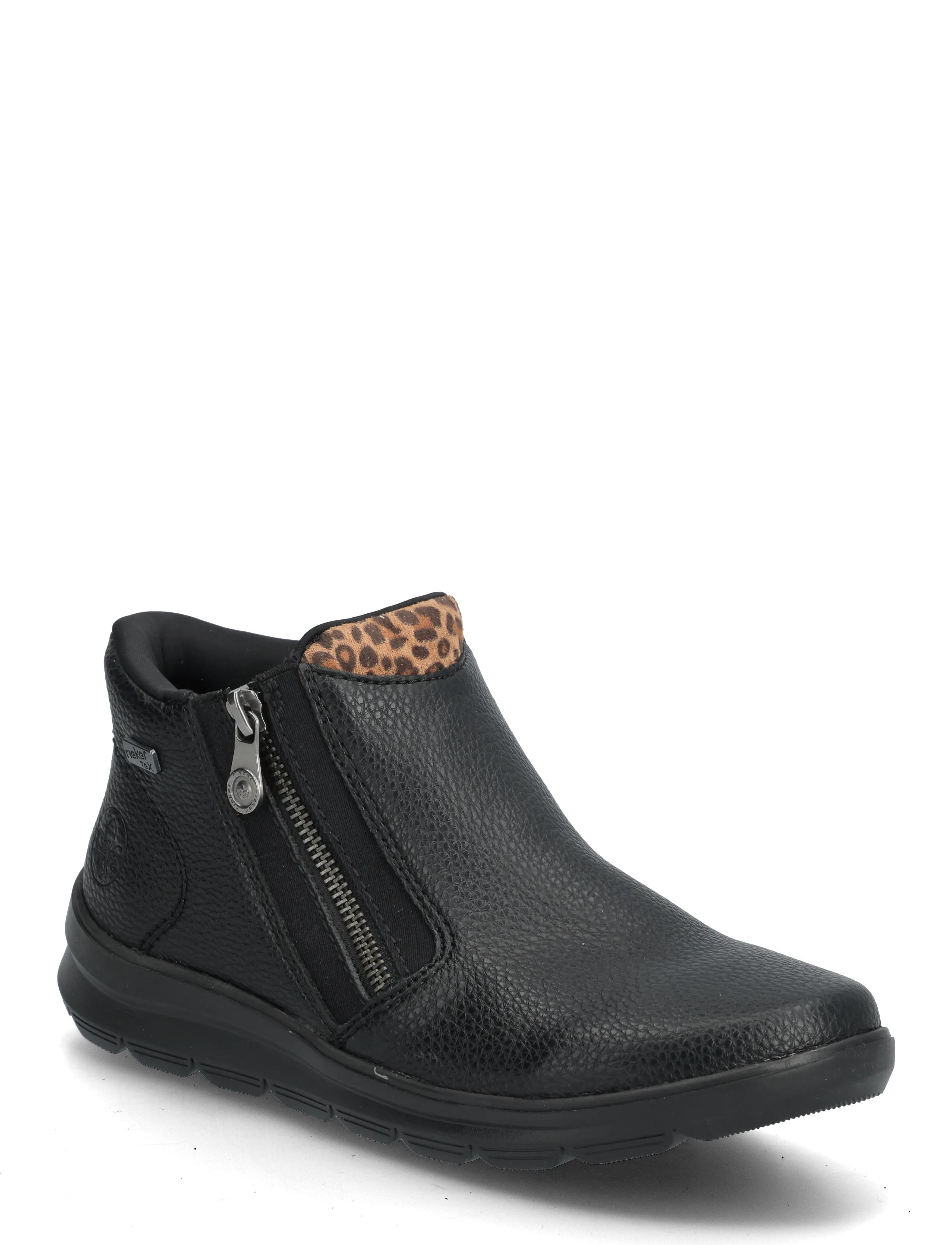 Rieker Rieker Ladies short boots Z0059-25 Brown - Transitional Layering - BLACK / black