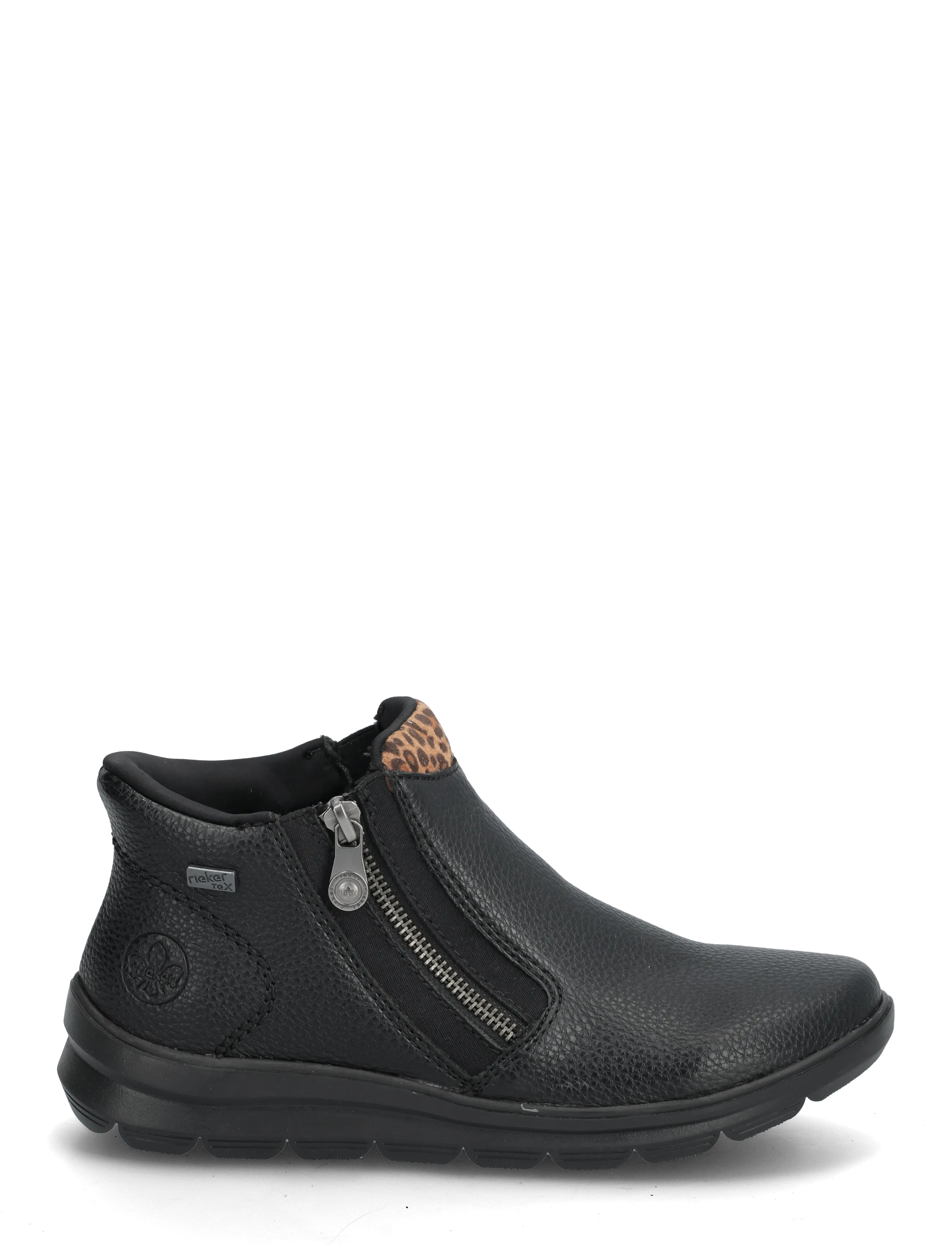 Rieker - Rieker Ladies short boots Z0059-00 Black - flache stiefeletten - black - 1