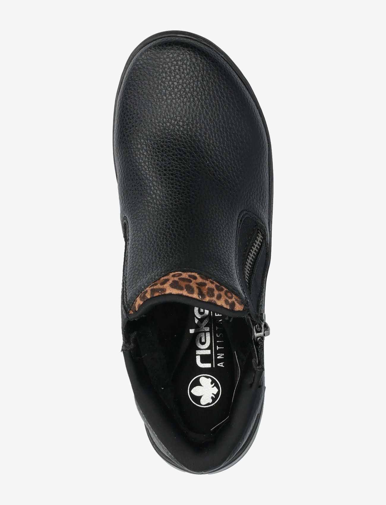 Rieker - Z0059 - flade ankelstøvler - black - 3
