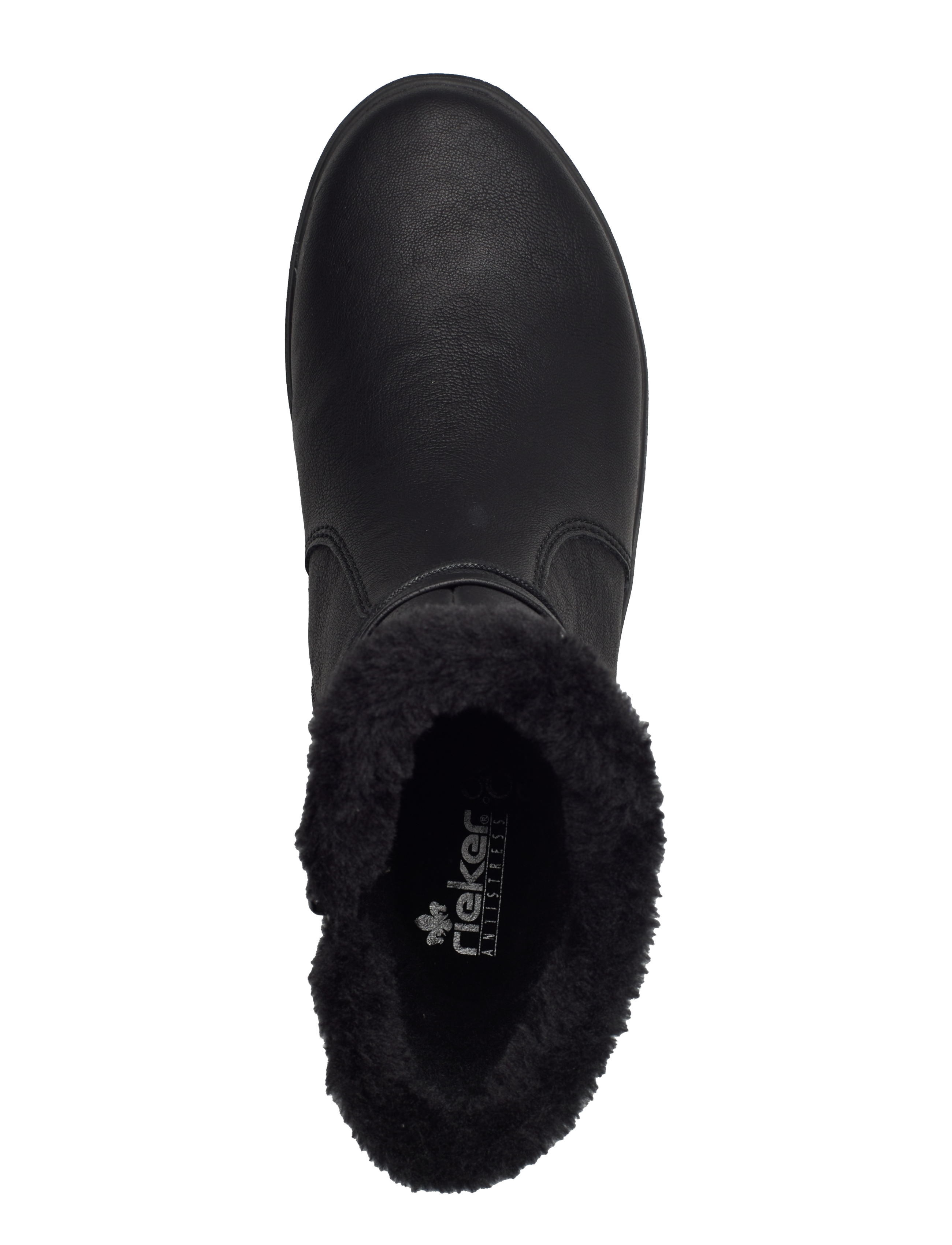Rieker - Rieker Ladies mid height boots Z0070-00 Black - kvinnor - black - 3