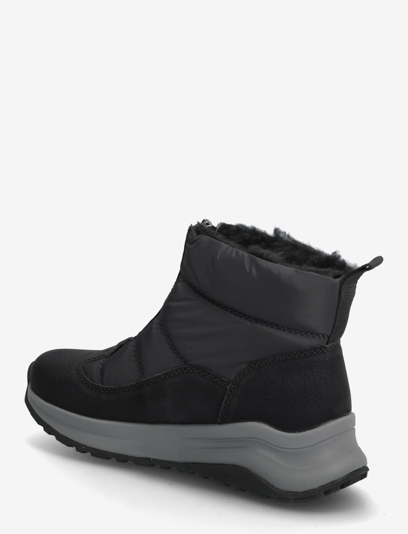 Rieker - Z0851 - platta ankelboots - black - 2