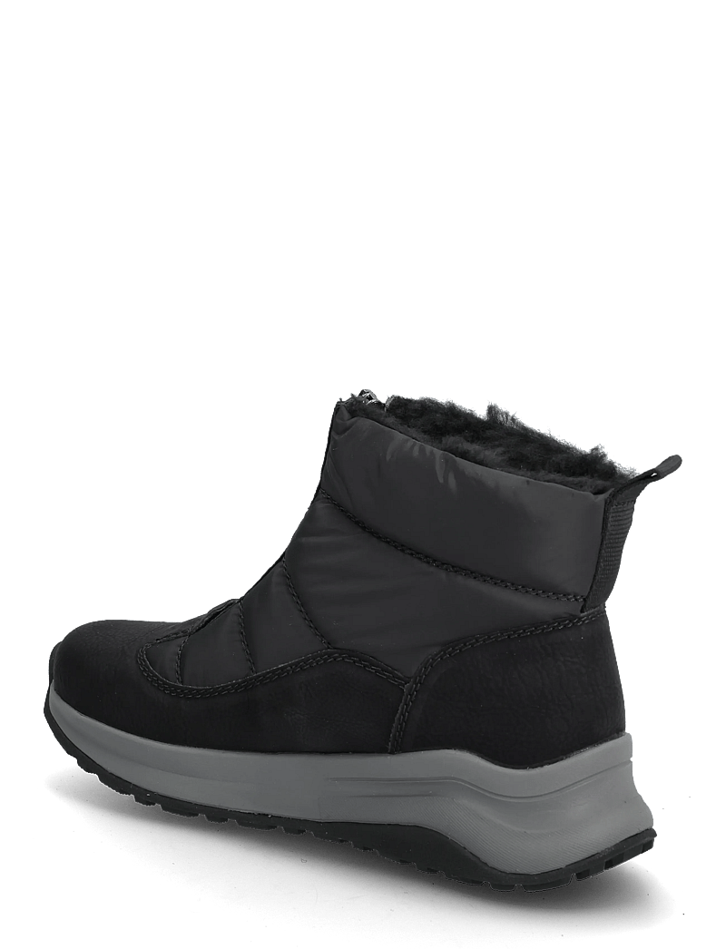Rieker - Z0851 - flade ankelstøvler - black - 2