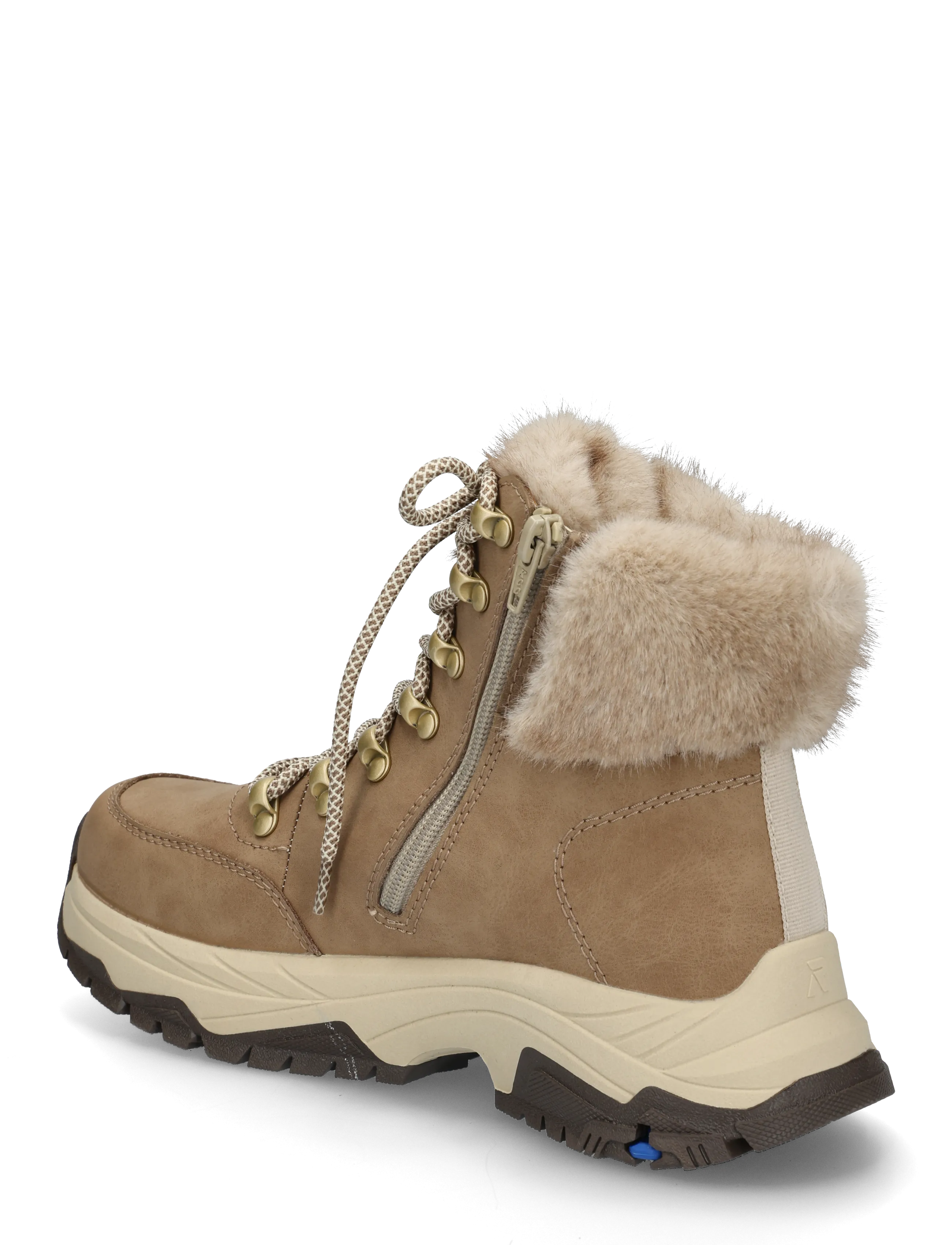 Rieker - Z3971-20 - geschnürte stiefel - beige - 1