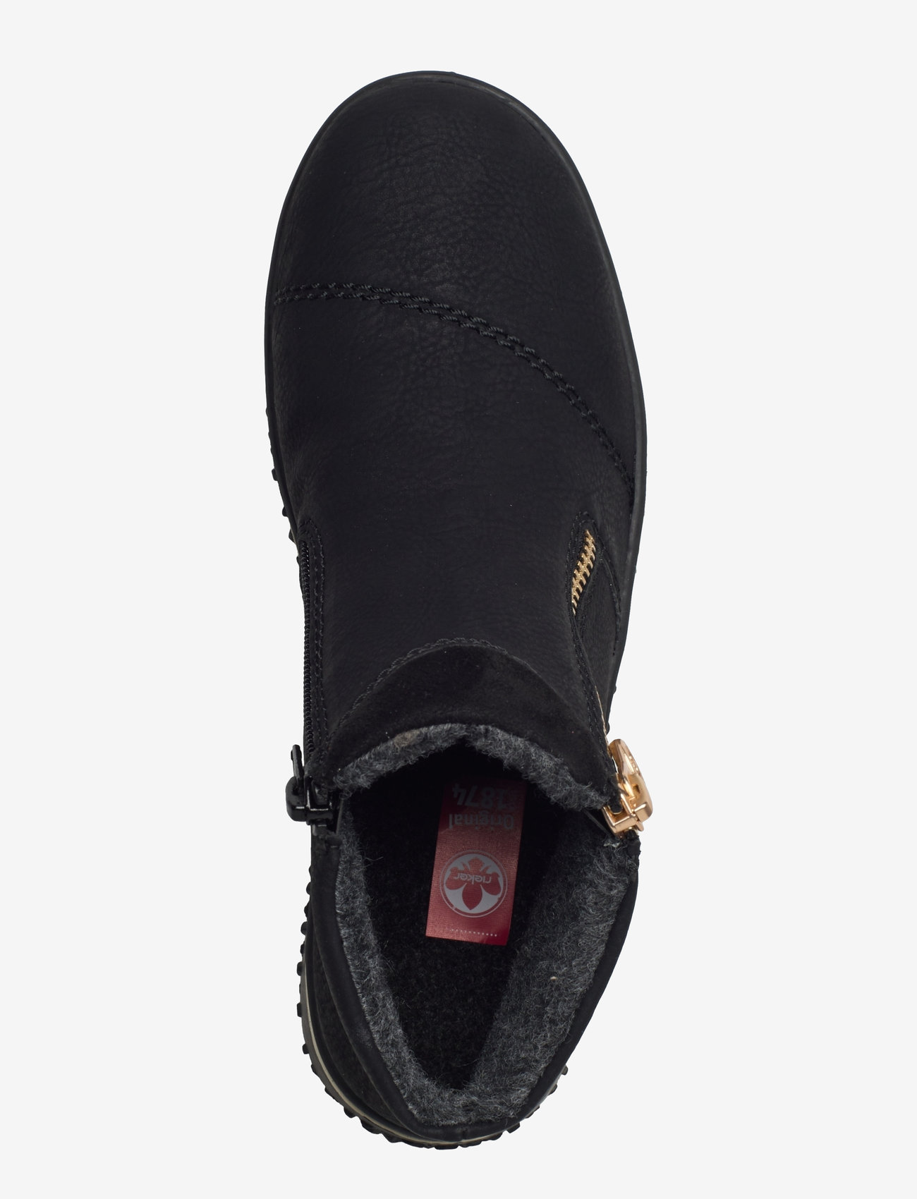 Rieker - Z4265 - varmforede sko - black - 3