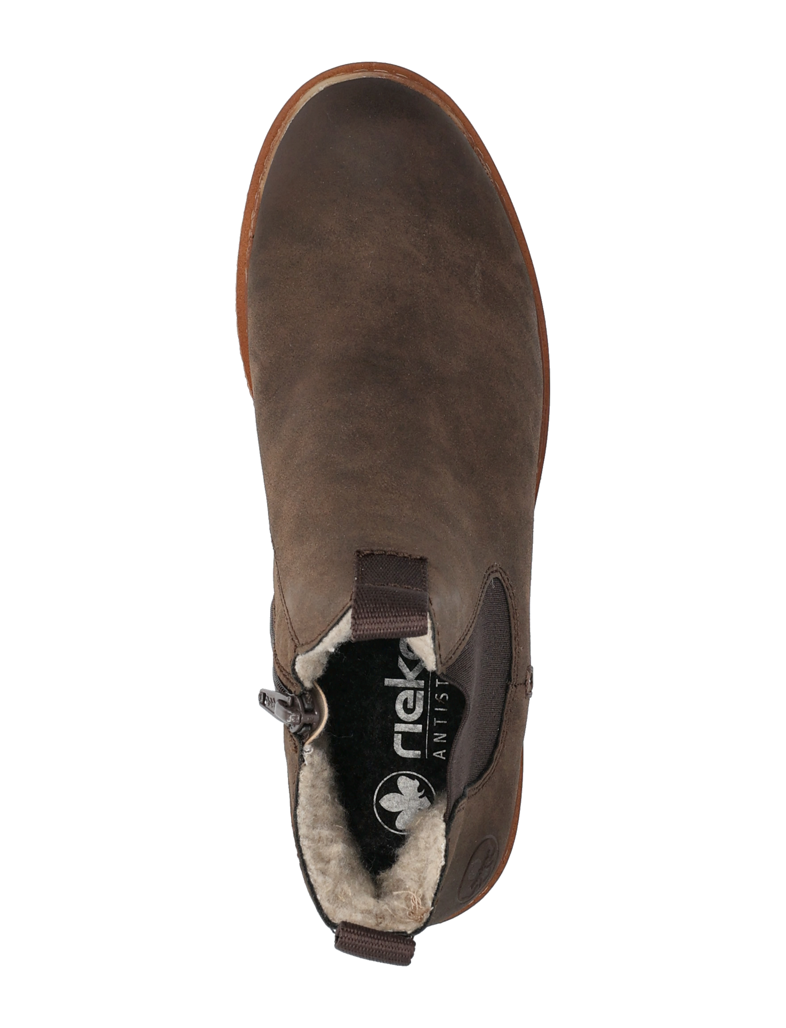 Rieker - Z5050 - chelsea stila zābaki - brown - 3