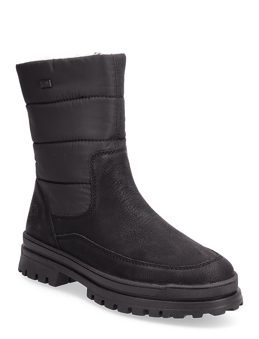 Rieker - Z5470 - platta ankelboots - black - 0