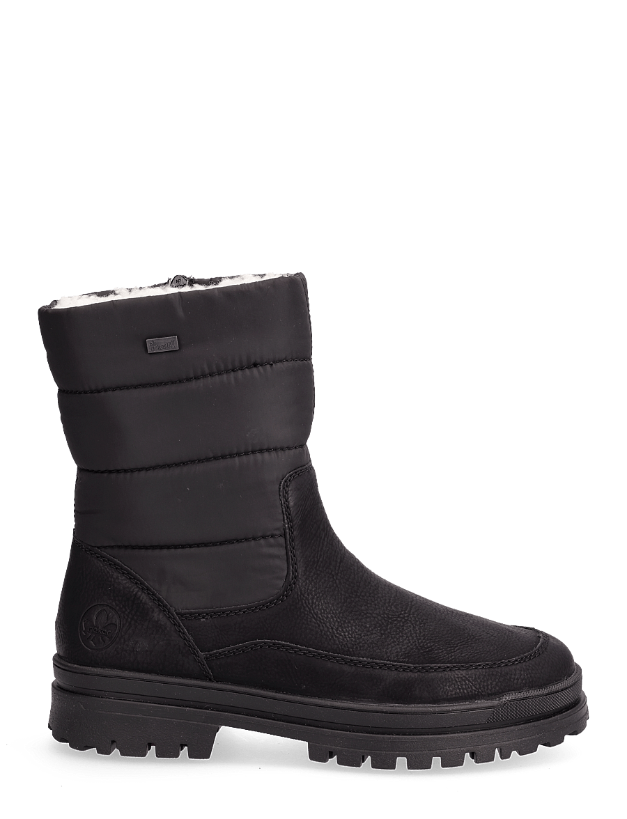 Rieker - Z5470 - platta ankelboots - black - 1