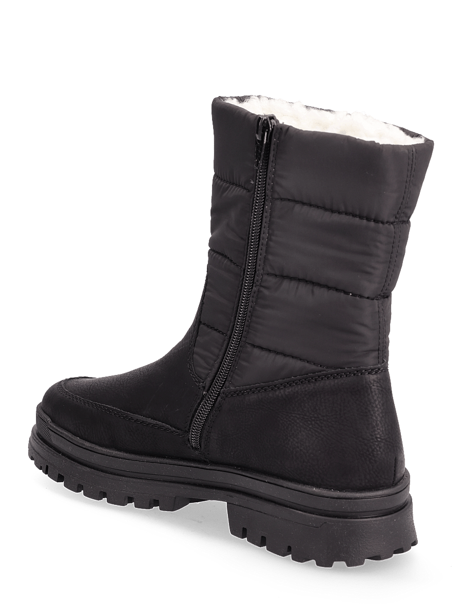 Rieker - Z5470 - platta ankelboots - black - 2