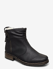 Rieker - Z6841-01 - flat ankle boots - black - 0
