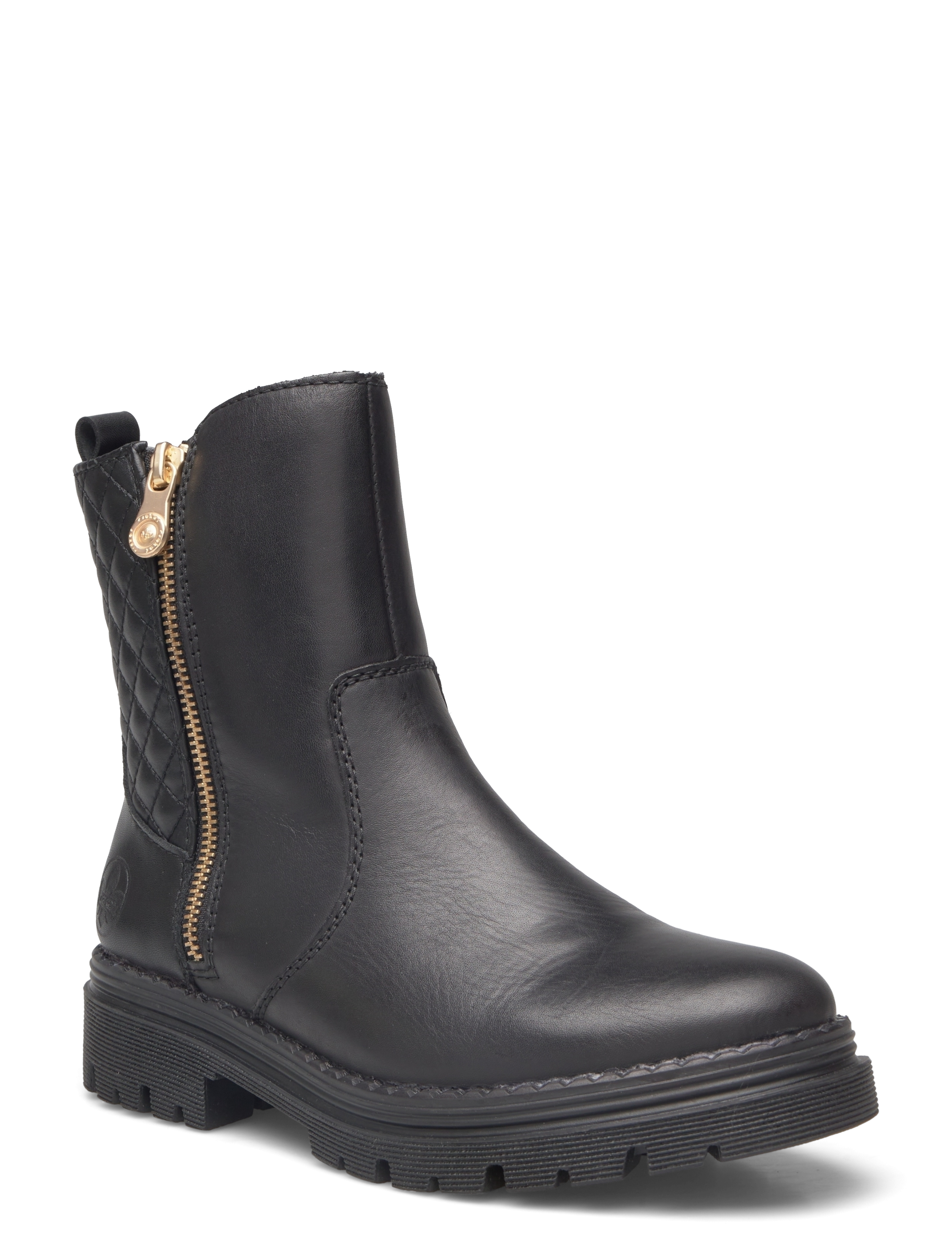 Rieker Z8551, 37, Schuhe, Schwarz - Chelsea Boots, Frauen