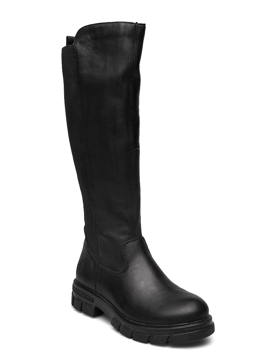 Rieker - Rieker Ladies' boots Z9158-28 Brown - kniehohe stiefel - black - 0
