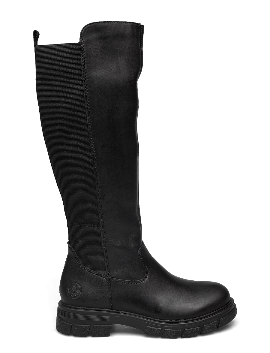 Rieker - Rieker Ladies' boots Z9158-28 Brown - kniehohe stiefel - black - 1