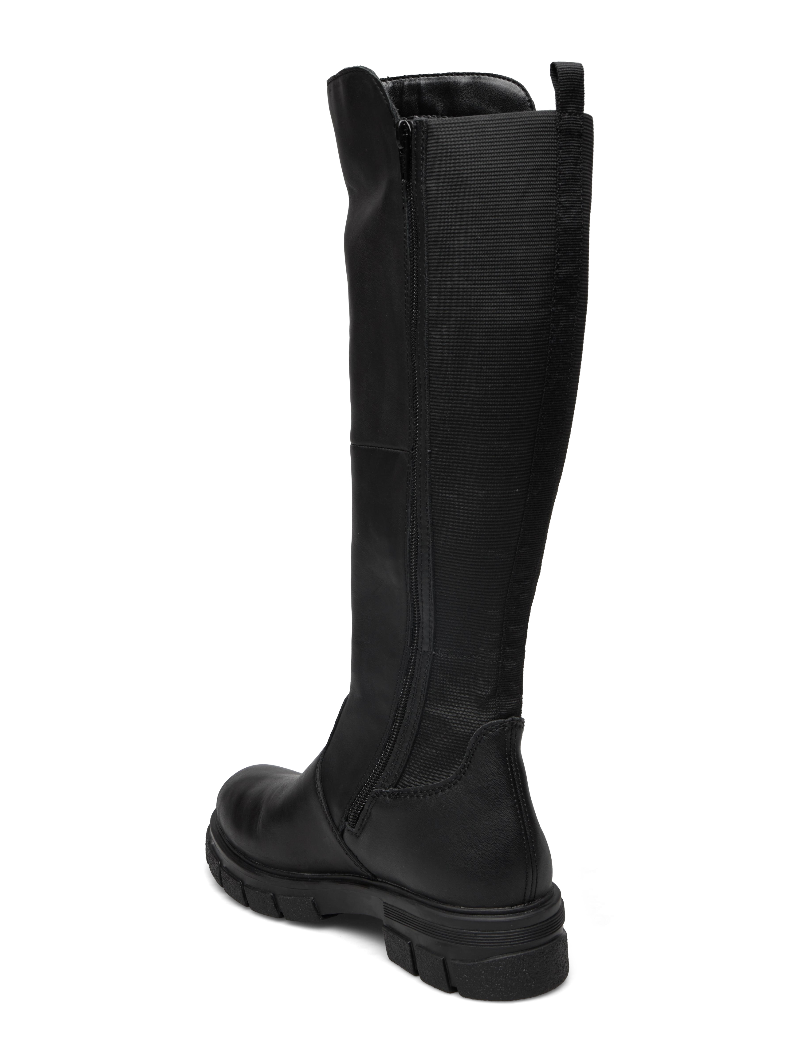 Rieker - Rieker Ladies' boots Z9158-28 Brown - kniehohe stiefel - black - 2