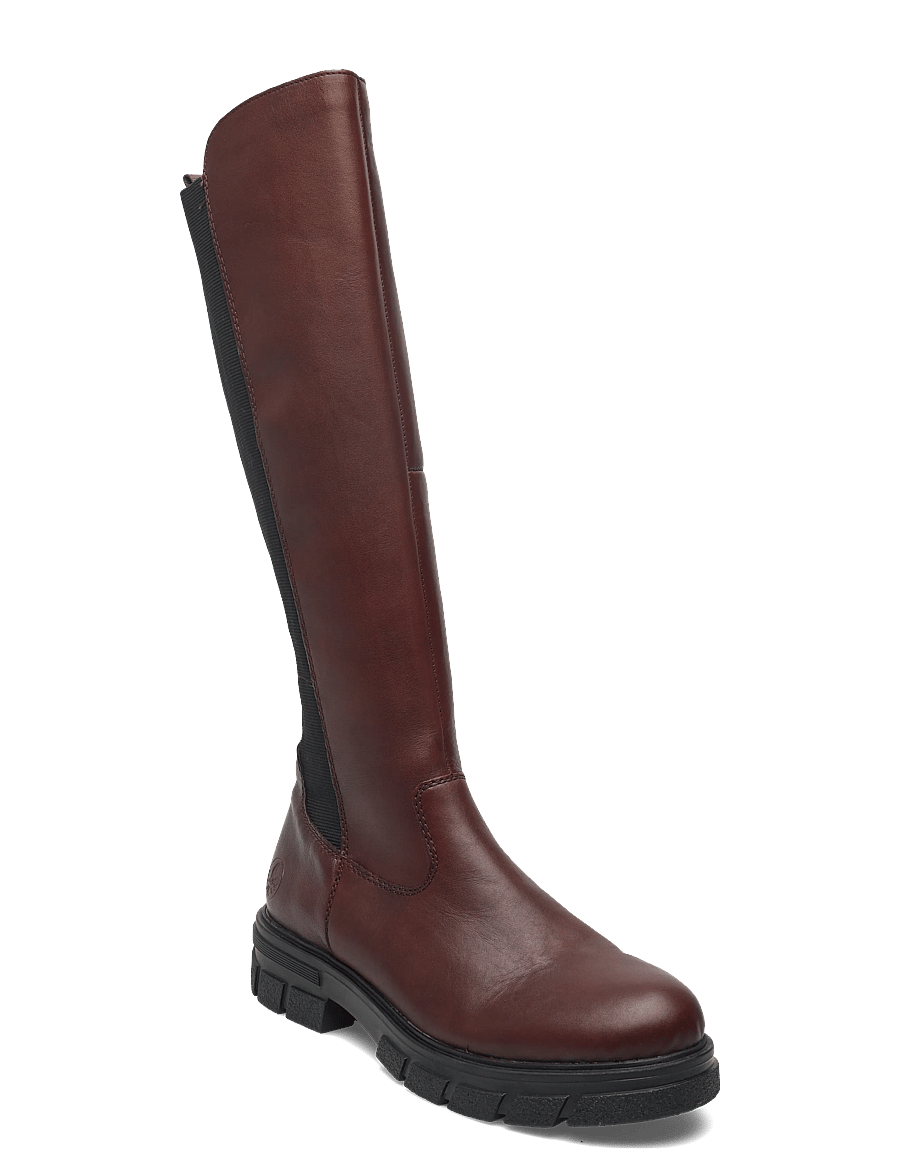 Rieker - Z9158 - kniehohe stiefel - dark dbrown - 0