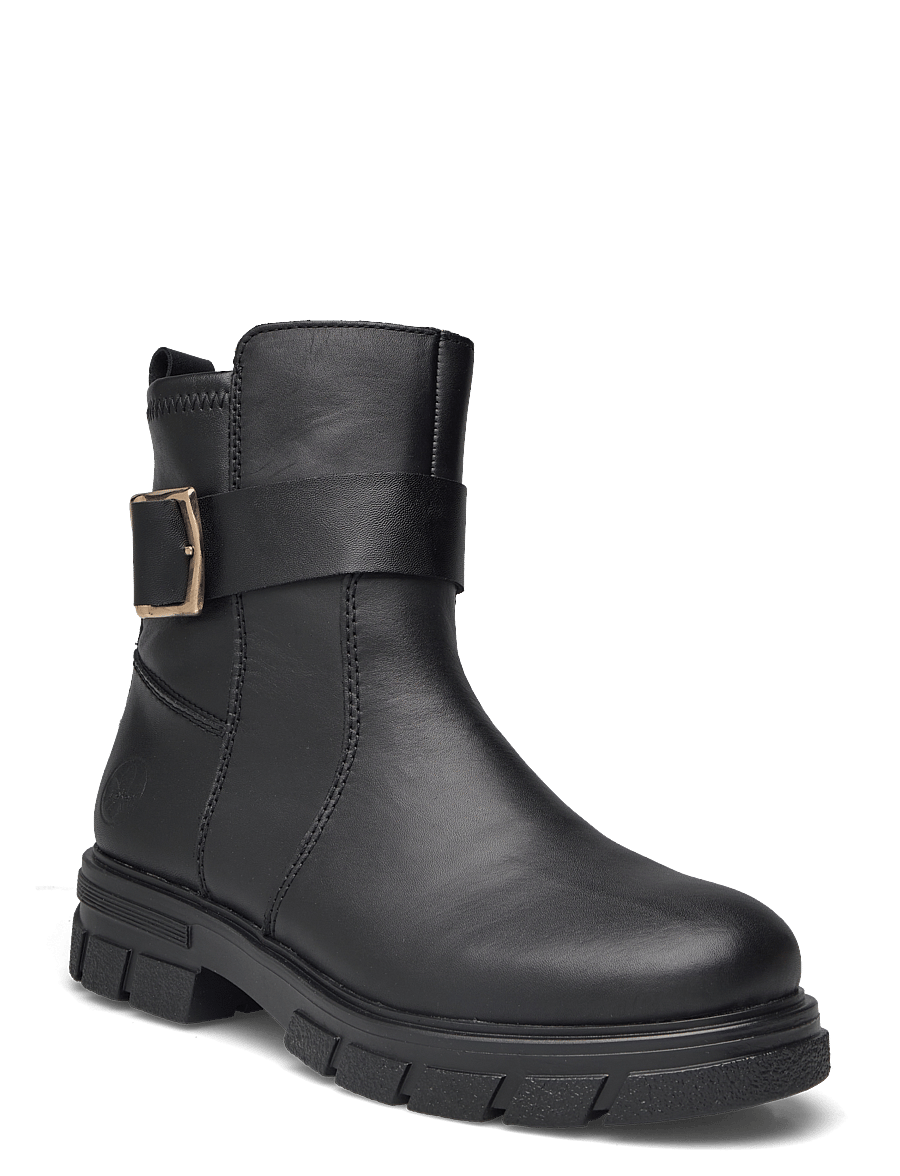 Rieker - Z9174 - stígvél með hlýju fóðri - black - 0