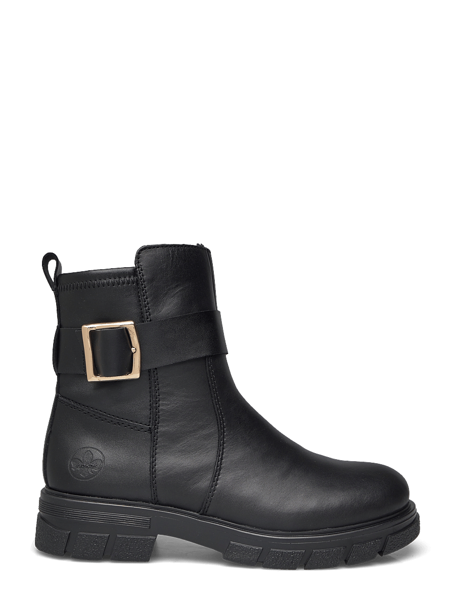 Rieker - Z9174 - stígvél með hlýju fóðri - black - 1