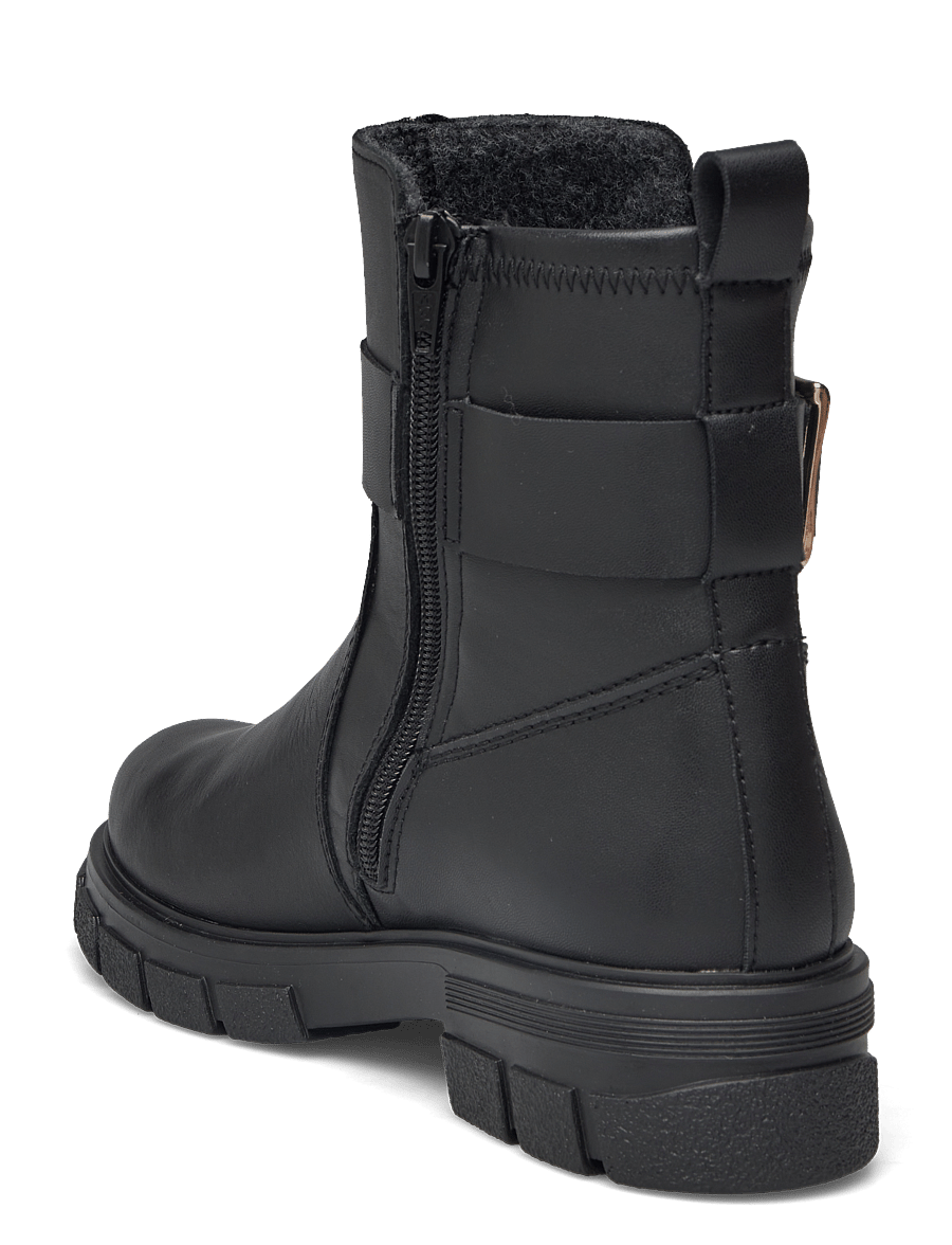 Rieker - Z9174 - stígvél með hlýju fóðri - black - 2