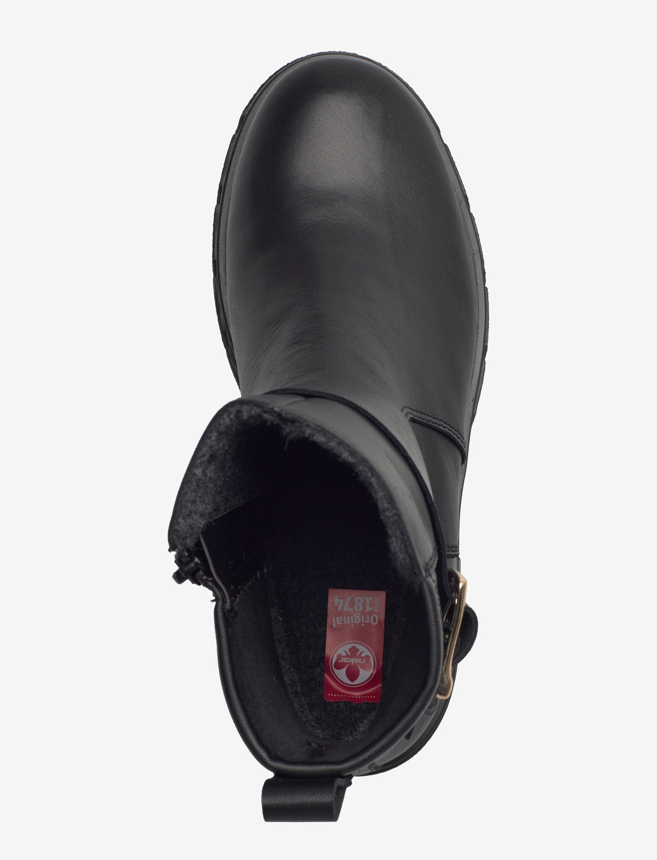 Rieker - Z9174 - varmforede sko - black - 3