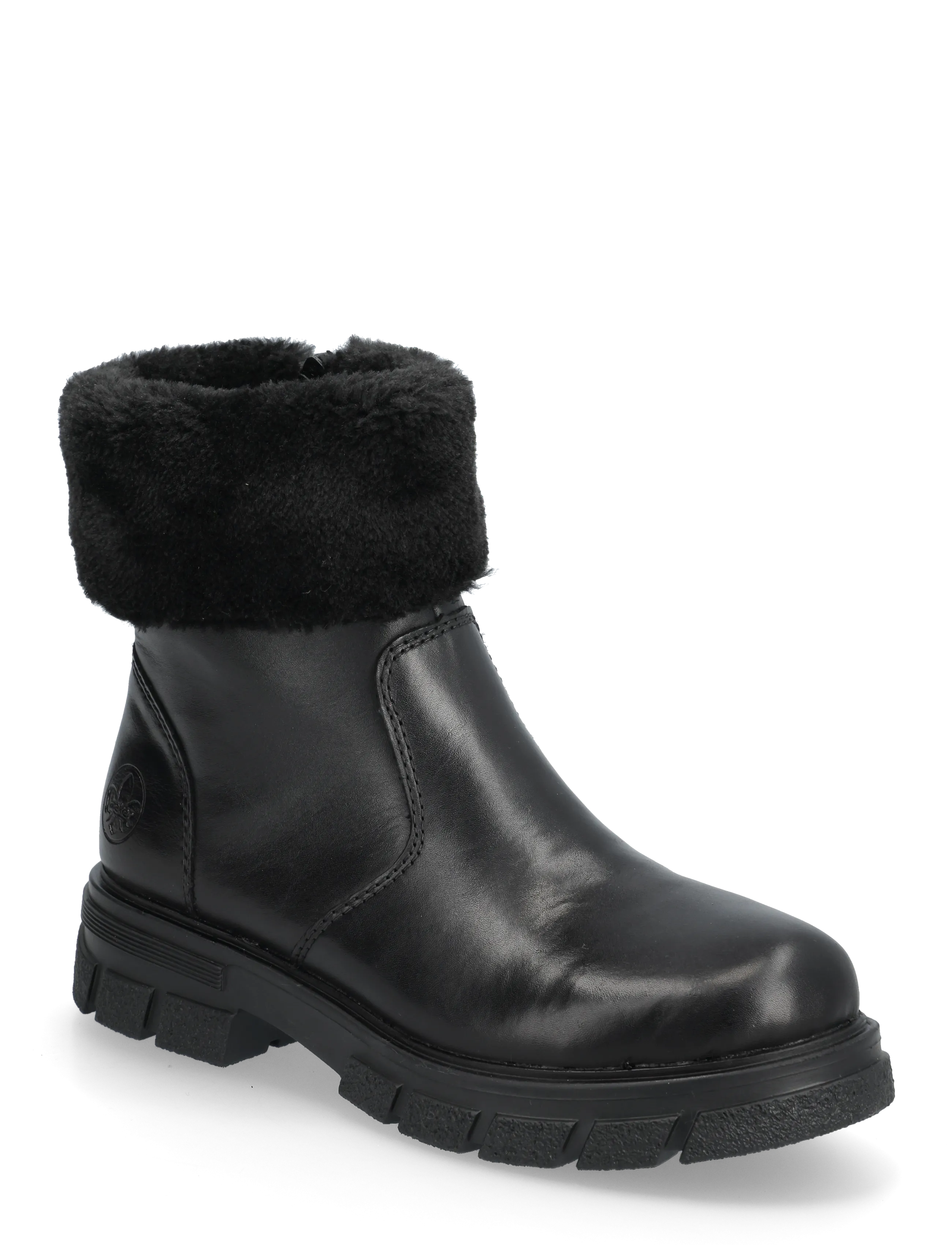 Rieker Z9188 - Flate ankelboots - BLACK / black