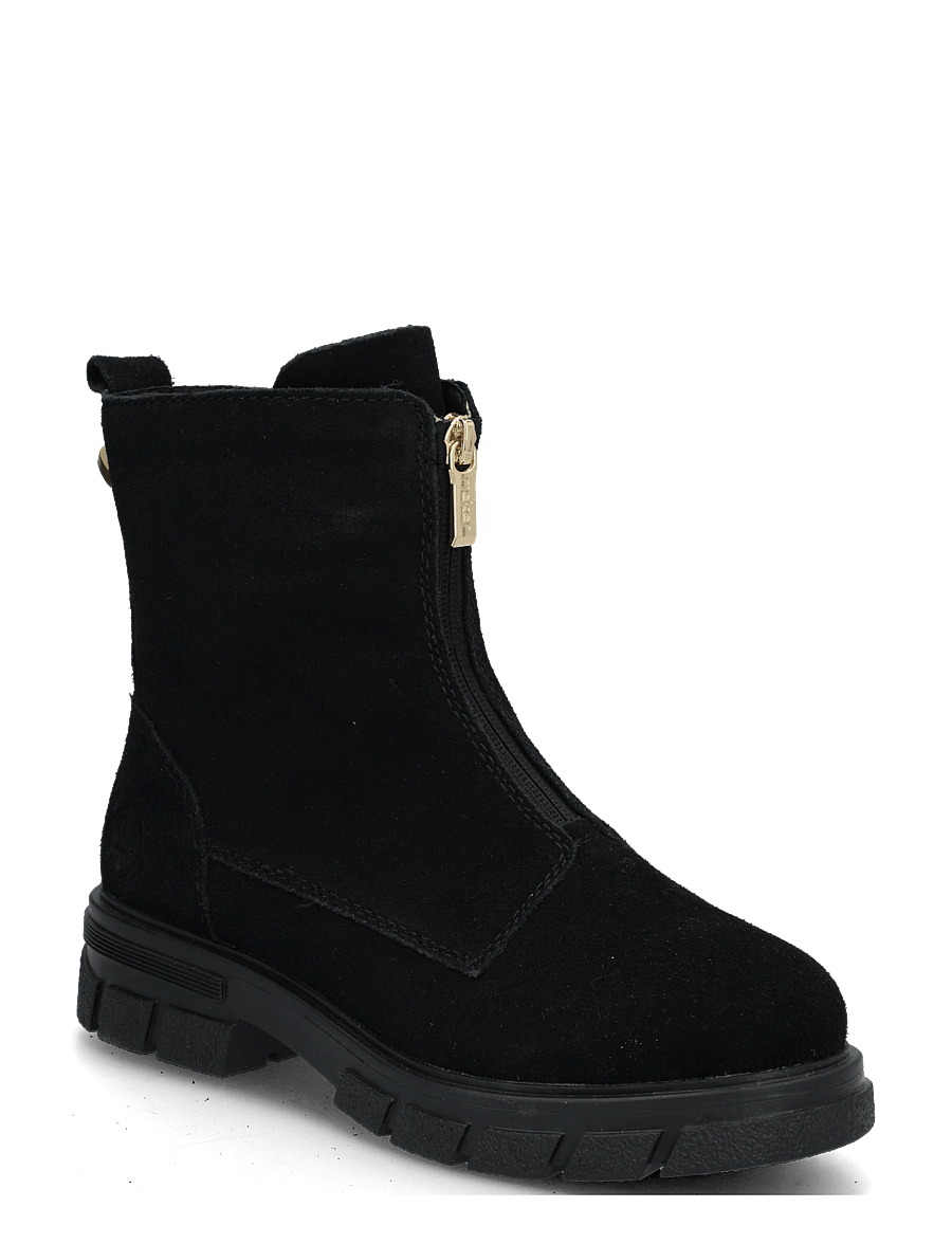 Rieker - Z9196-00 - platta ankelboots - black - 0