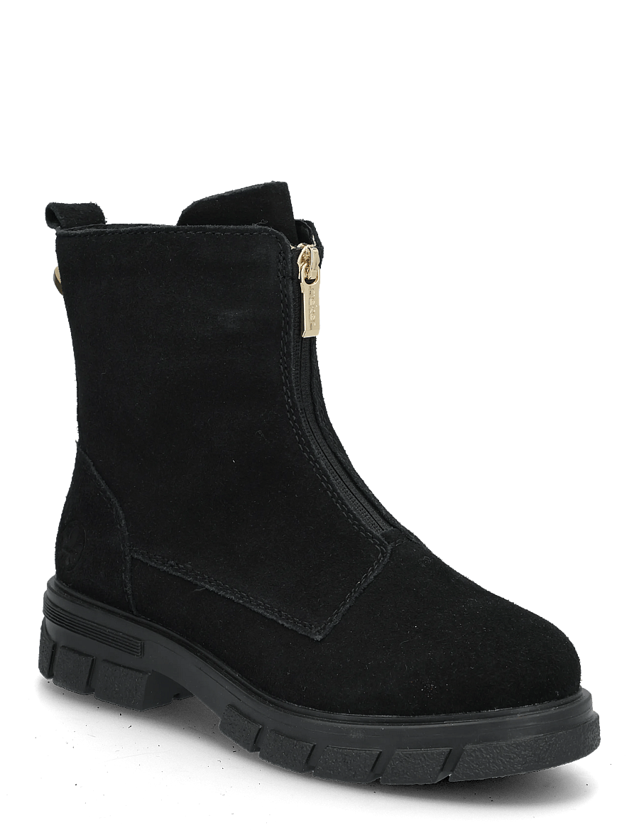 Rieker - Z9196-00 - flade ankelstøvler - black - 0