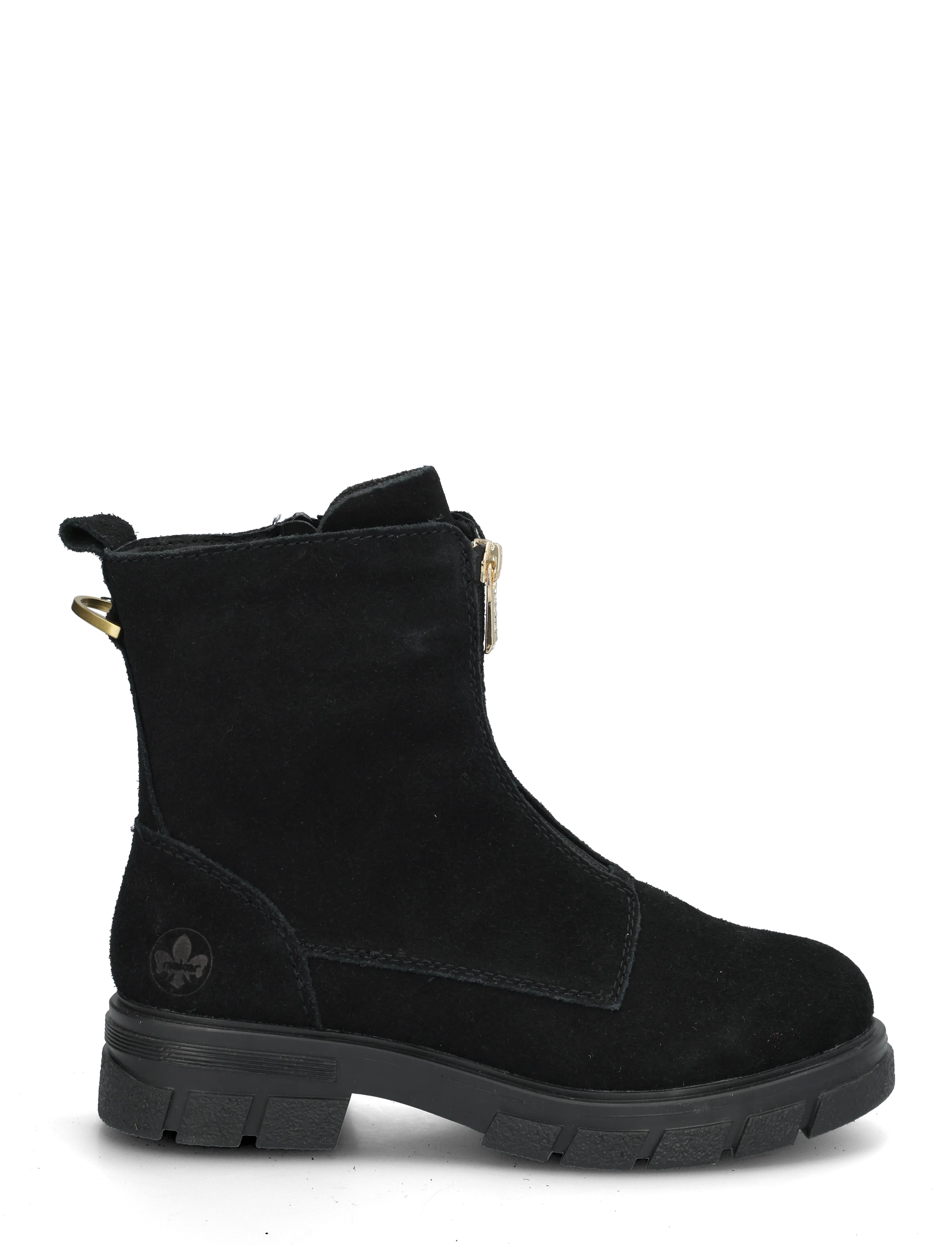 Rieker - Z9196-00 - flade ankelstøvler - black - 2