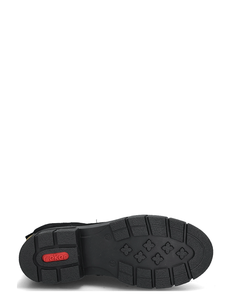Rieker - Z9196-00 - platta ankelboots - black - 4