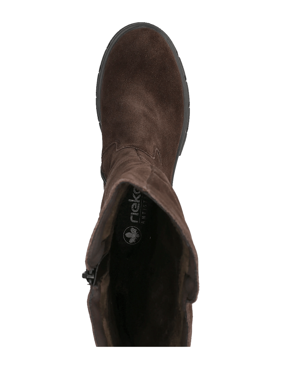 Rieker - Z9197-25 - knähöga stövlar - brown - 3