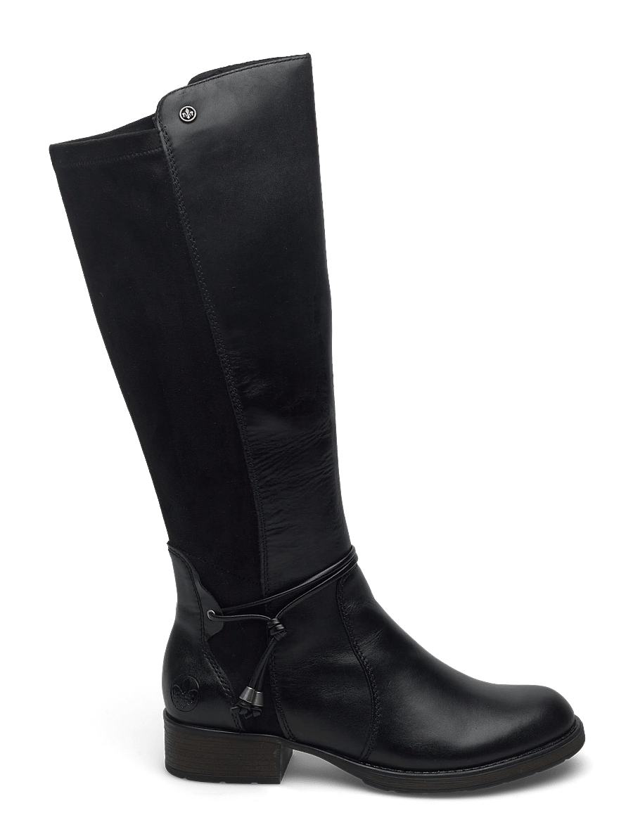 Rieker - Rieker Ladies' boots Z9564-00 Black - kniehohe stiefel - black - 1