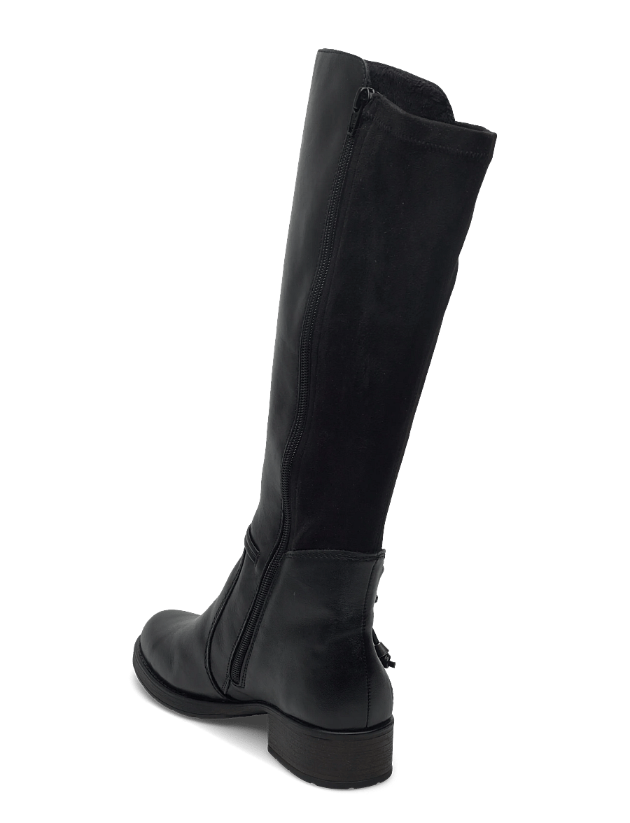 Rieker - Rieker Ladies' boots Z9564-00 Black - kniehohe stiefel - black - 2
