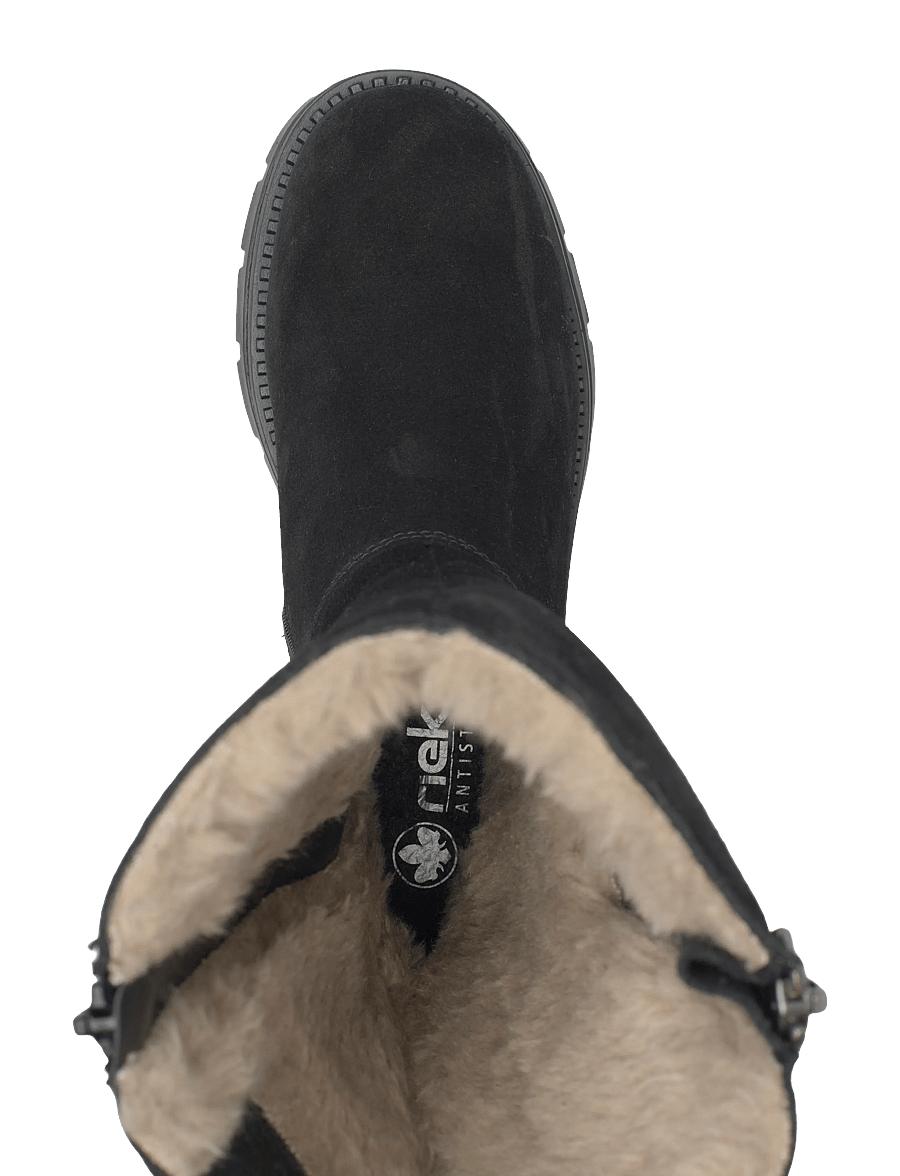 Rieker - Z9858 - stiefeletten mit absatz - black - 3