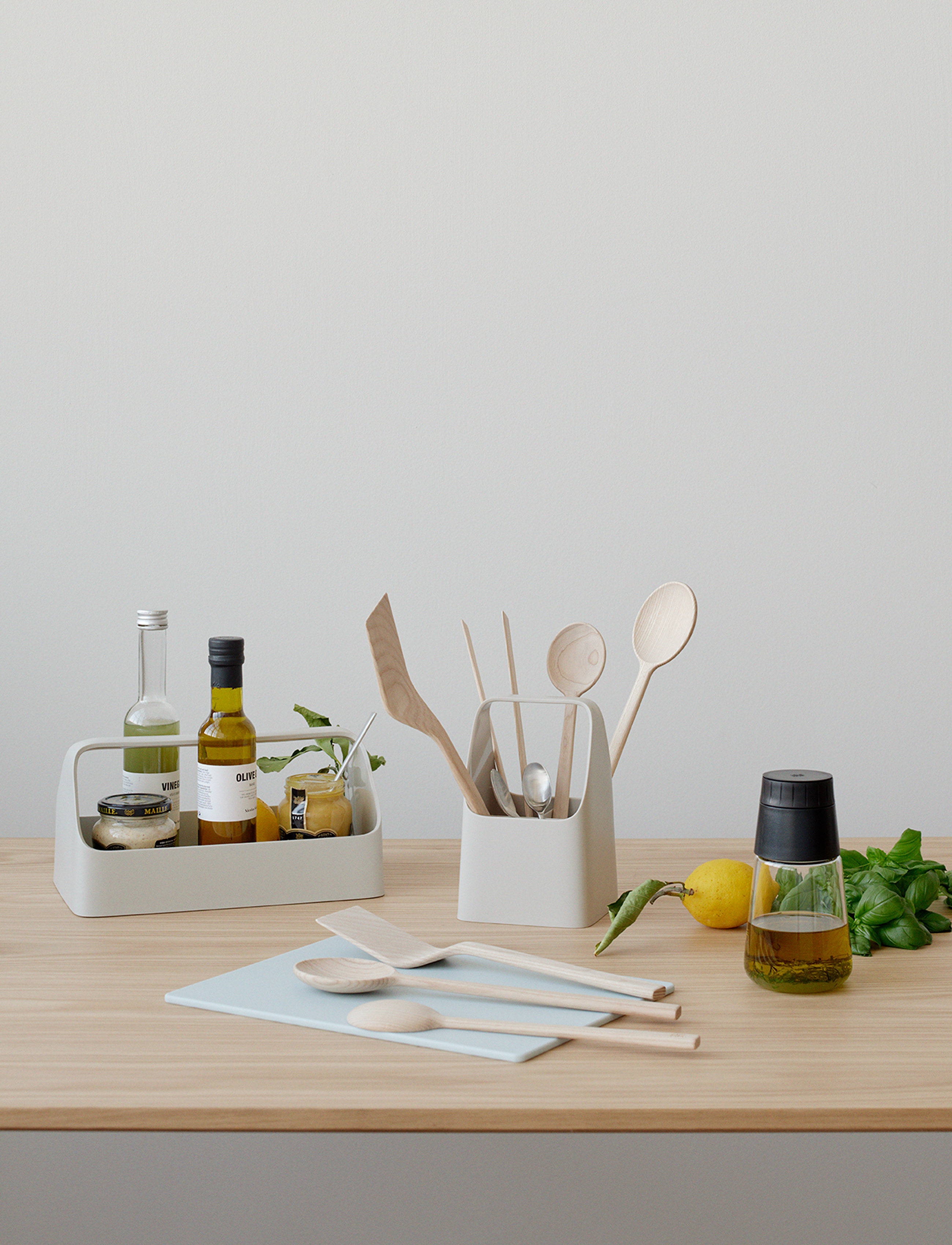 RIG-TIG Handy-Box Opbevaringskasse Light Grey, 12.5X12X19 cm, Kitchen Storage, Grau - Boxes & Containers, Homeware