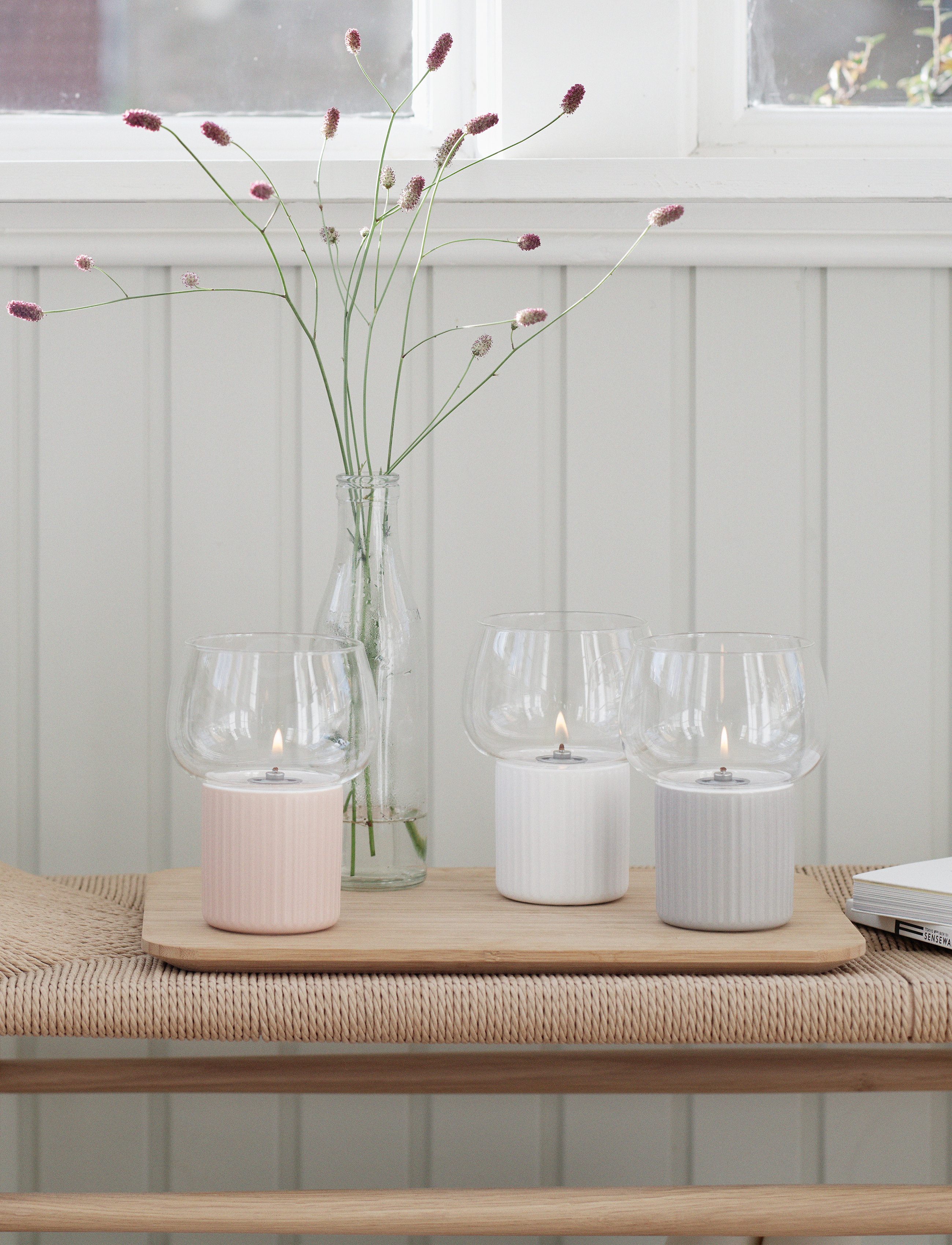 RIG-TIG - HYGGE hurricane white - oljelampor - white - 4