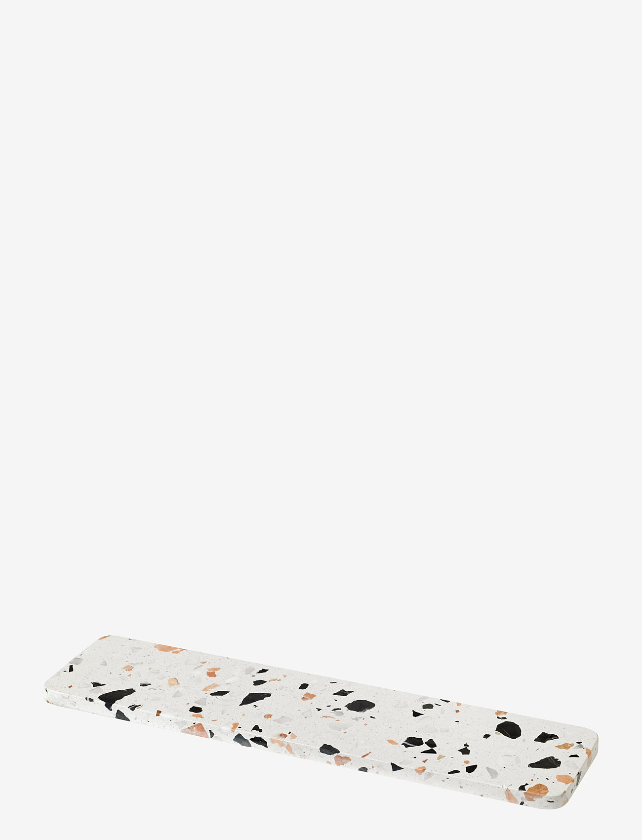 RIG-TIG - SERVE-IT serving plate L 40 cm white terrazzo - white terrazzo - 0