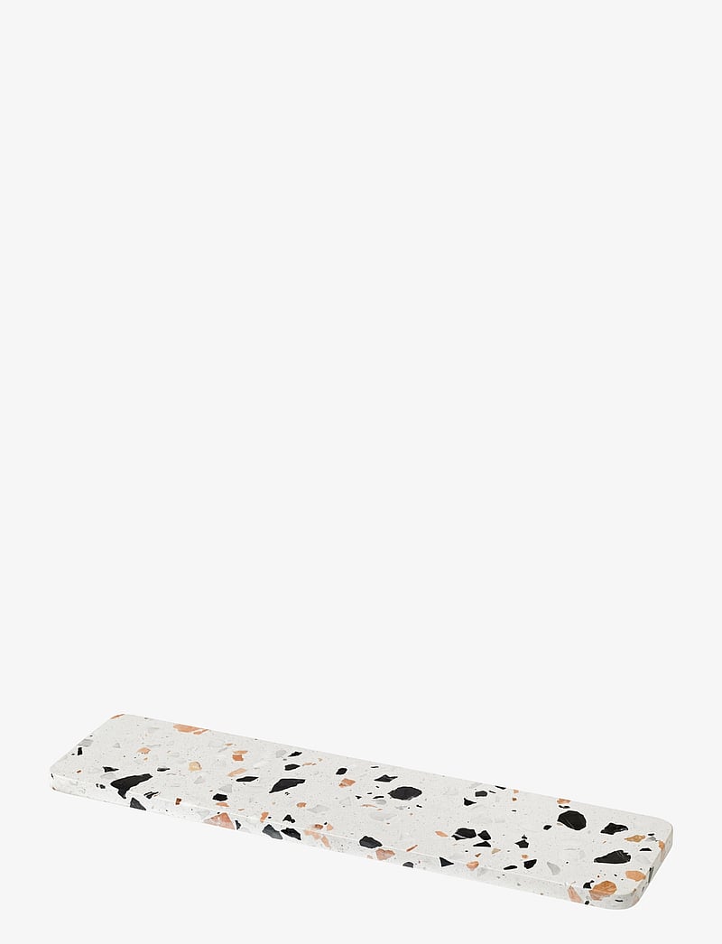RIG-TIG - SERVE-IT serving plate L 40 cm white terrazzo - white terrazzo - 0
