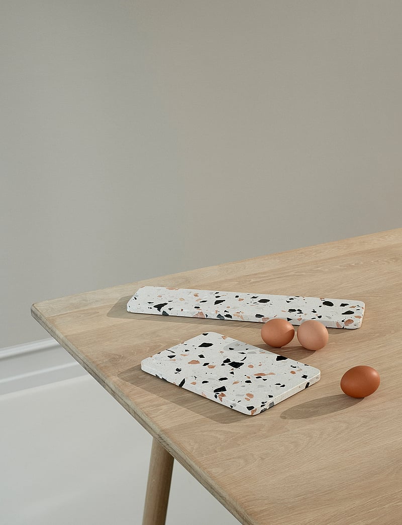 RIG-TIG - SERVE-IT serving plate L 40 cm white terrazzo - white terrazzo - 2