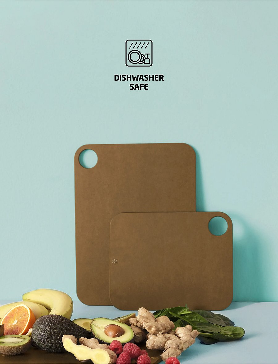 RIG-TIG - CUT-IT chopping board W 23.5 cm brown - schneidebretter - brown - 5