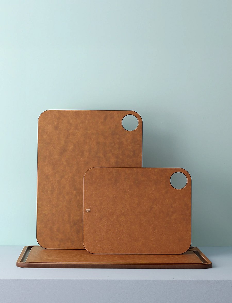 RIG-TIG - CUT-IT chopping board W 39.8 cm brown - schneidebretter - brown - 2