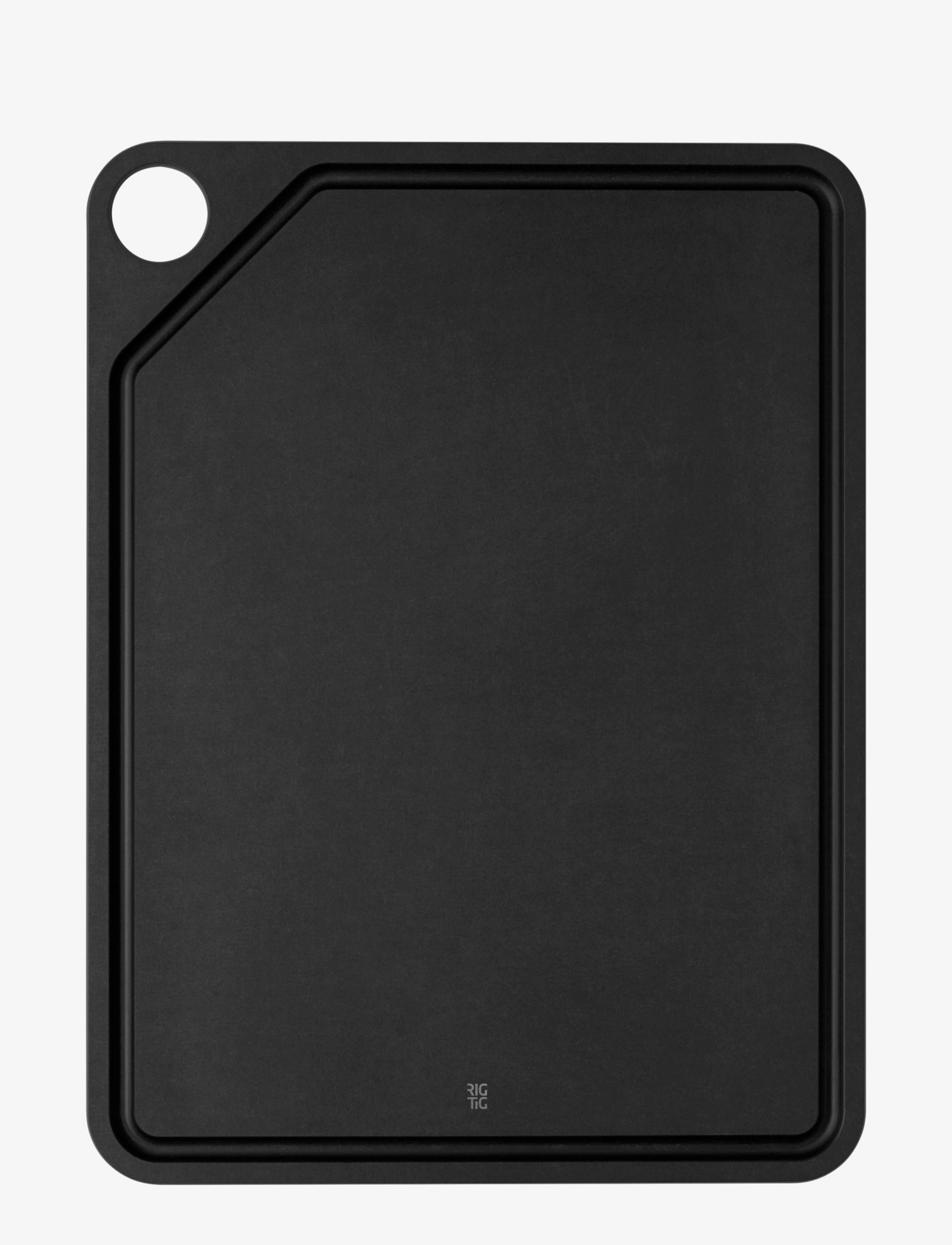 RIG-TIG Cut-It Skærebræt W 39.8 Cm Black, Wooden Skærebræt, Sort, Str: ONE SIZE