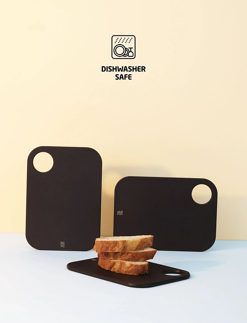 RIG-TIG - CUT-IT bread- and butter board black - schneidebretter - black - 2
