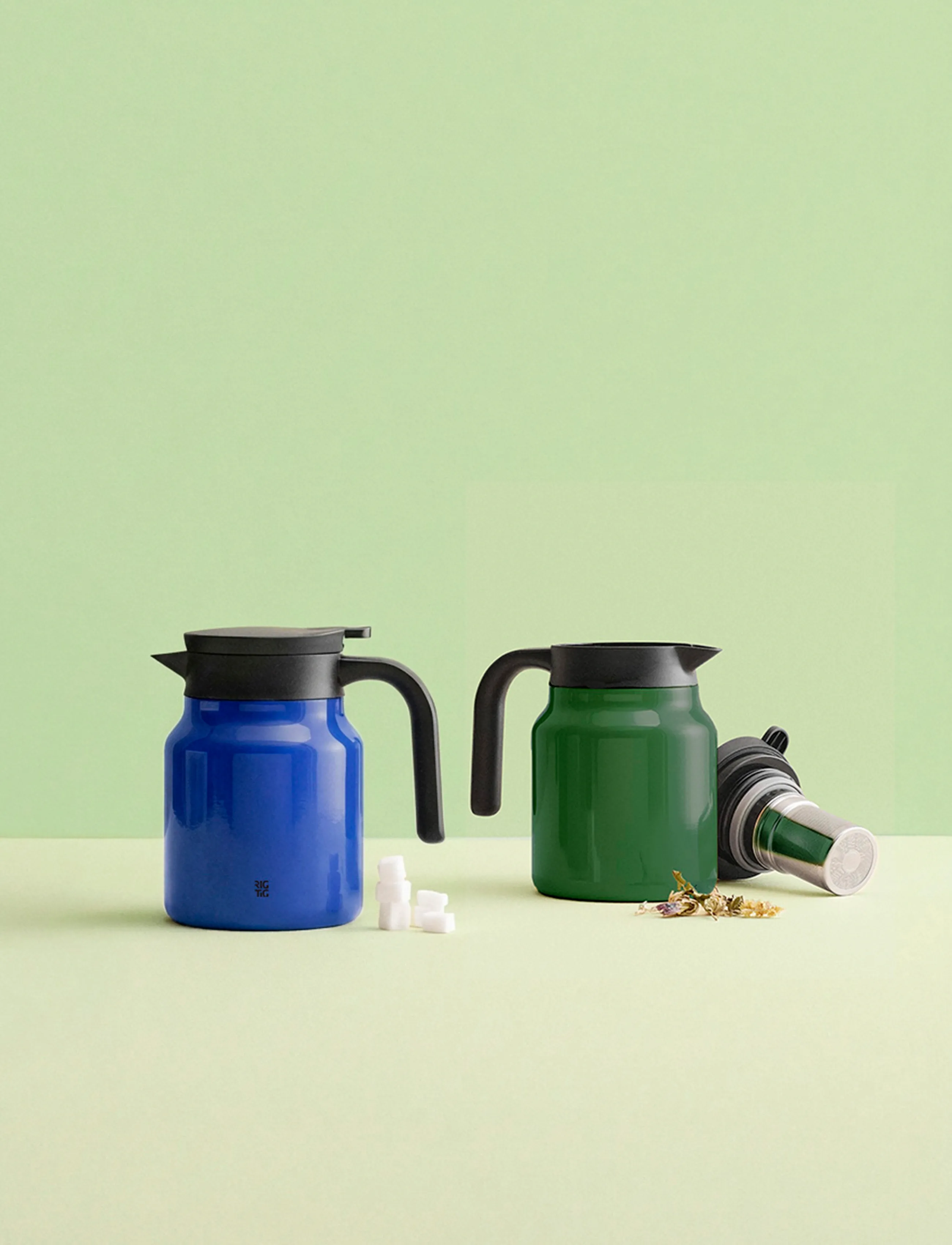RIG-TIG Therm-It Termokande 0.9 L. Blue, L, Jugs & Carafes, Blau - Thermal Homeware
