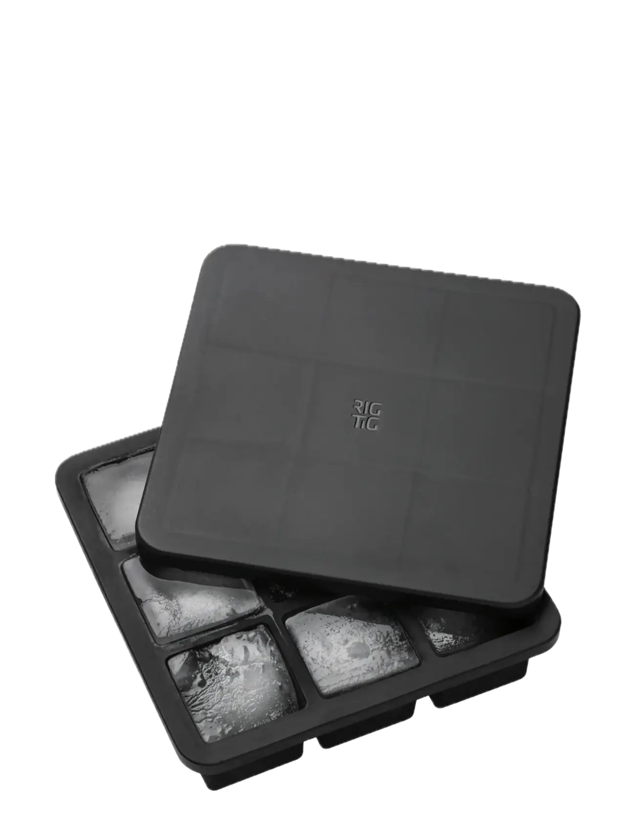 RIG-TIG Freeze-It Isterningbakke Med Låg H 5 Cm Schwarz Schwarz - H:5CM - Unisex