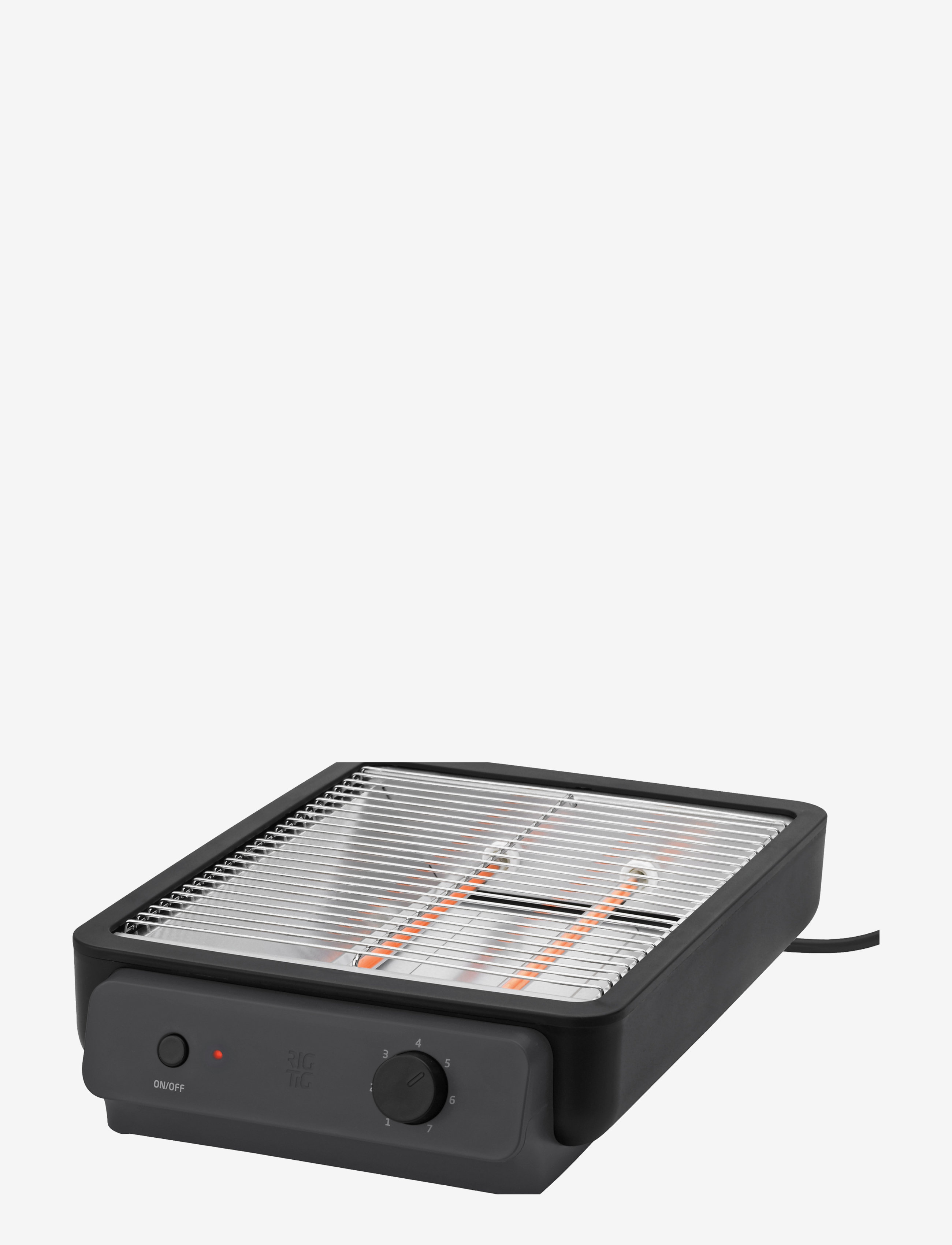 RIG-TIG FOODIE brödrost black,  600 W - Kampaania - BLACK / black