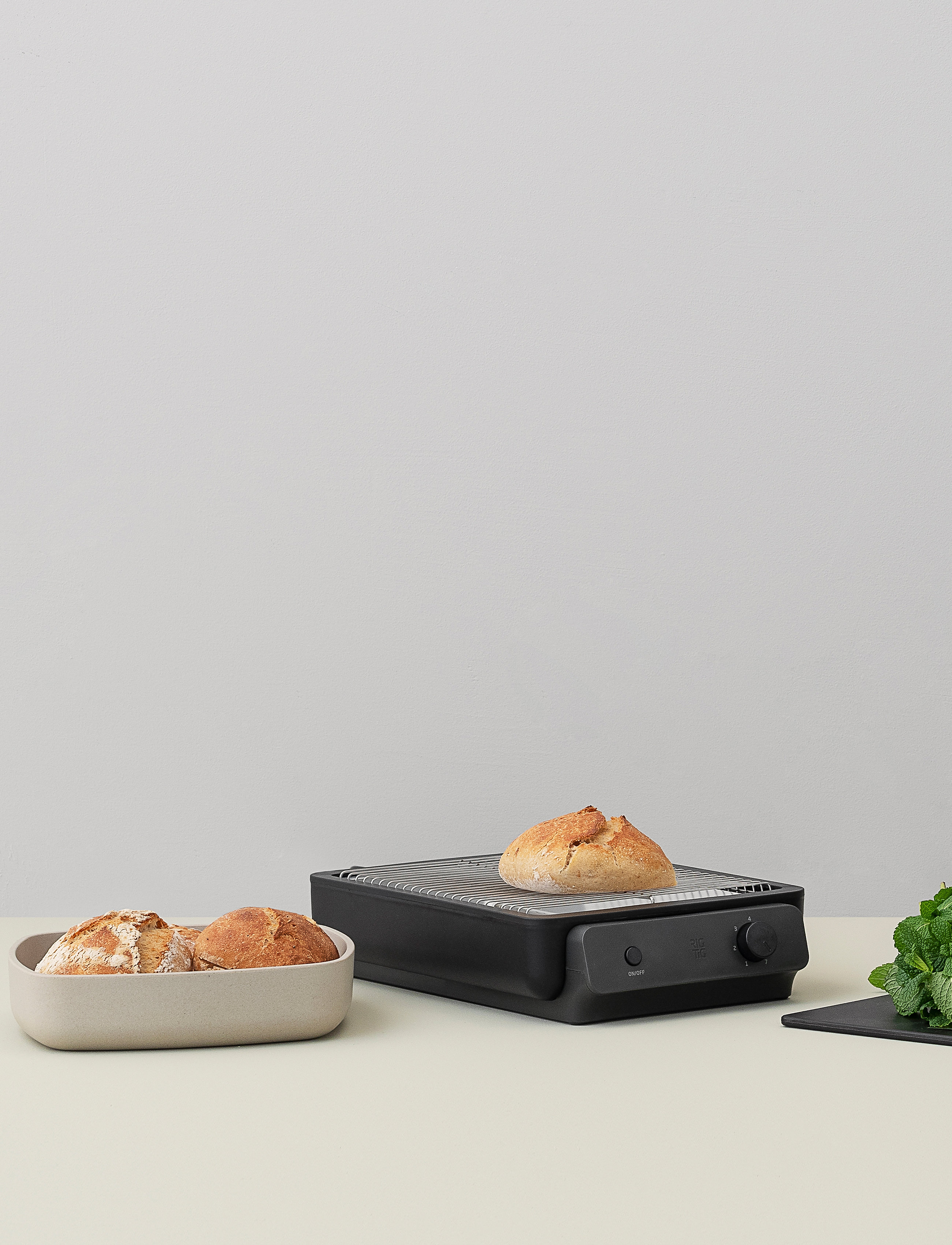 RIG-TIG Foodie Brødrister Black, One Size, Black, Køkkenmaskiner > Brødristere, Unisex