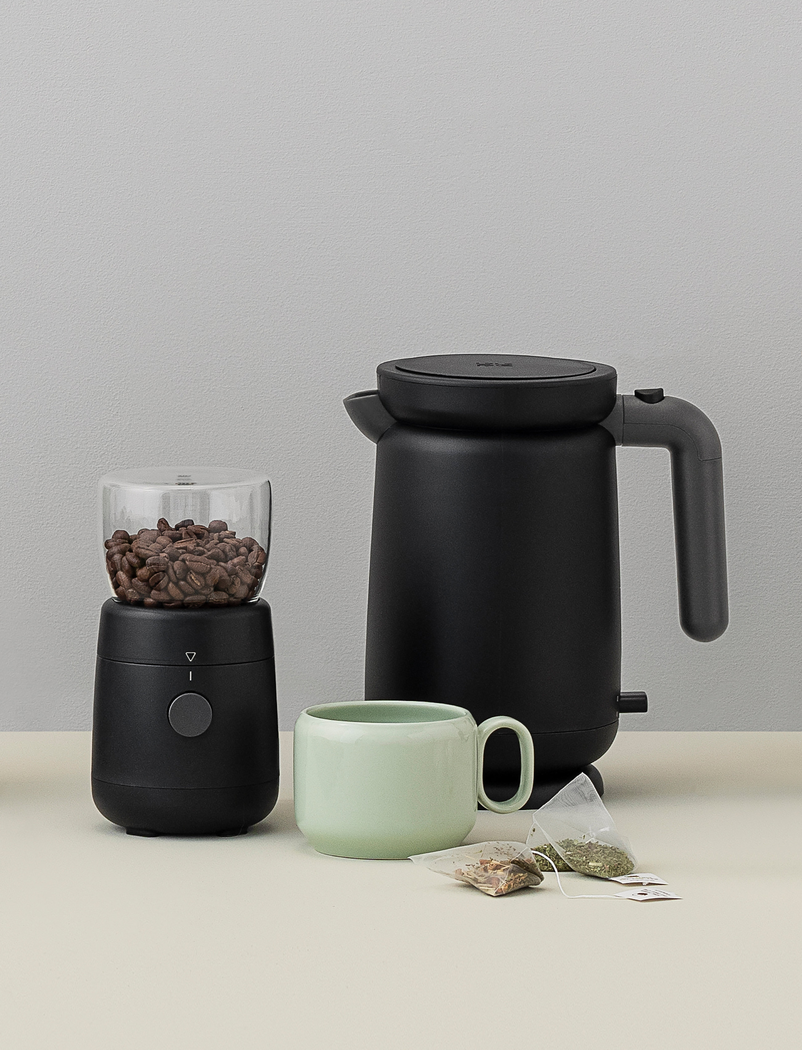 RIG-TIG Foodie Elkedel (Eu) 1 L. Black, 1L, Kitchen Appliances, Schwarz - Kettles & Water Boilers, Homeware