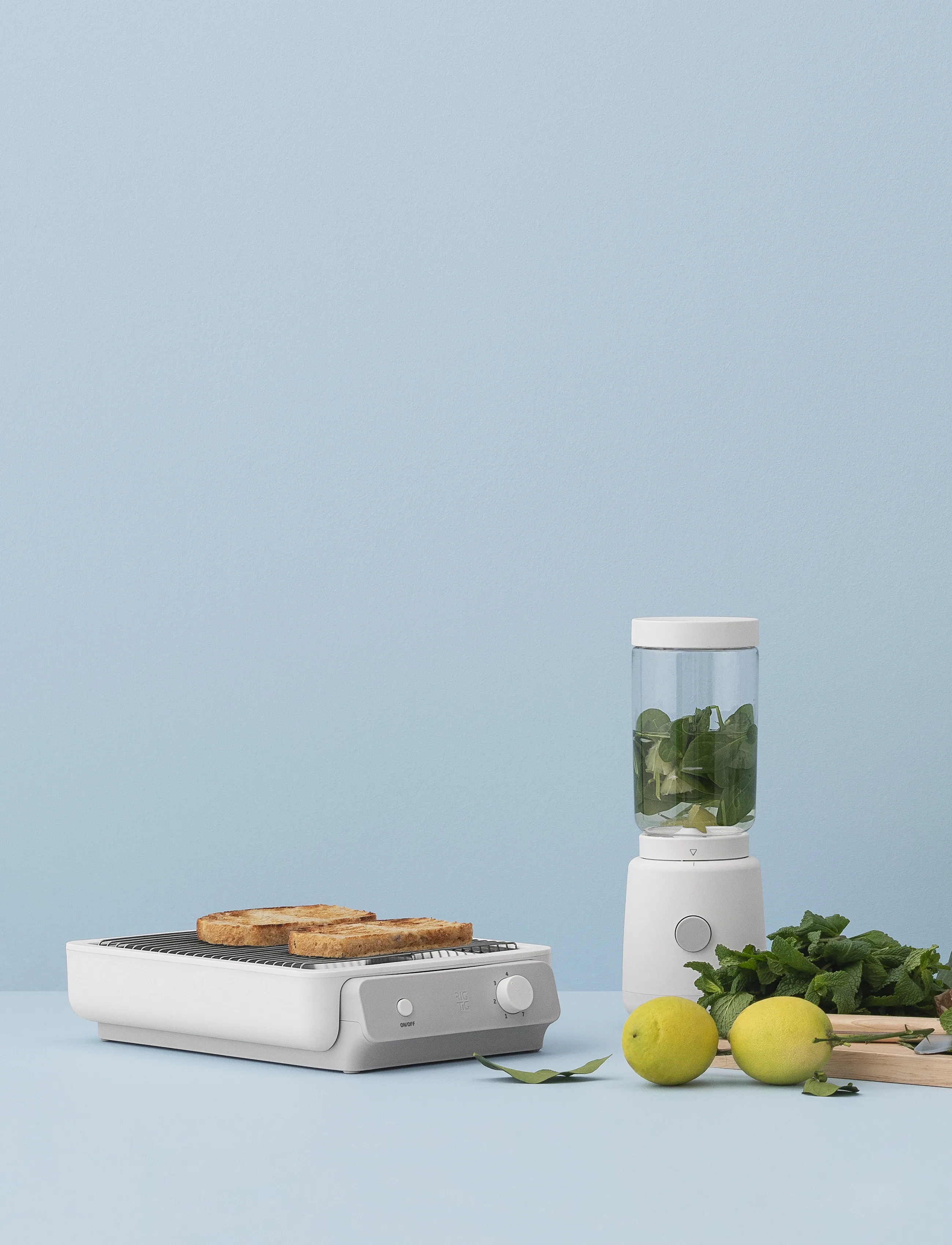 RIG-TIG - FOODIE smoothieblender 0.5 l. white - mixere & blendere - white - 2