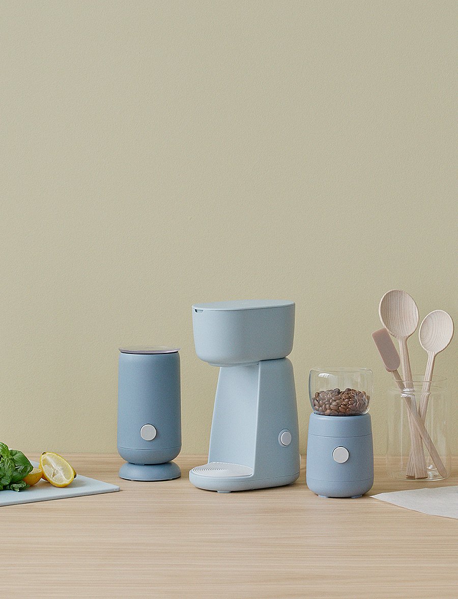 RIG-TIG - FOODIE single cup kaffebryggare 0.4 l. light blue - kohvimasinad - light blue - 0