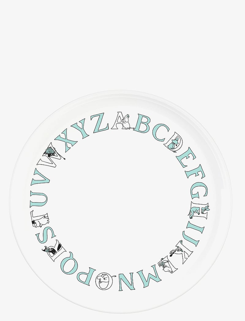 RIG-TIG - Moomin ABC tallrik Ø 20 cm Moomin turqouise - nach preis einkaufen - turqouise - 0